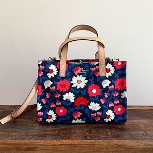 kate spade Small Floral Canvas Satchel
